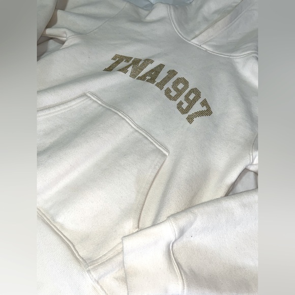 Cream TNA Logo Pullover Hoodie - Picture 4 of 7
